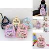 Adorable And Stylish Nylon Children's Backpack For School Featuring Lightweight Design And Fun Cartoon Patterns