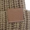 Loewe F000487XEK Knit Cap Camel Wool Mens