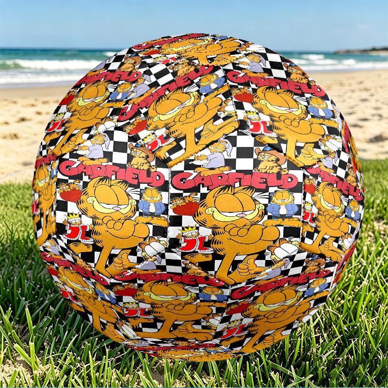 Garfield Print Size 5 Soccer Ball, PU Wear Resistant Football for Match Training and Daily Practice, Birthday Gift for Soccer Fans