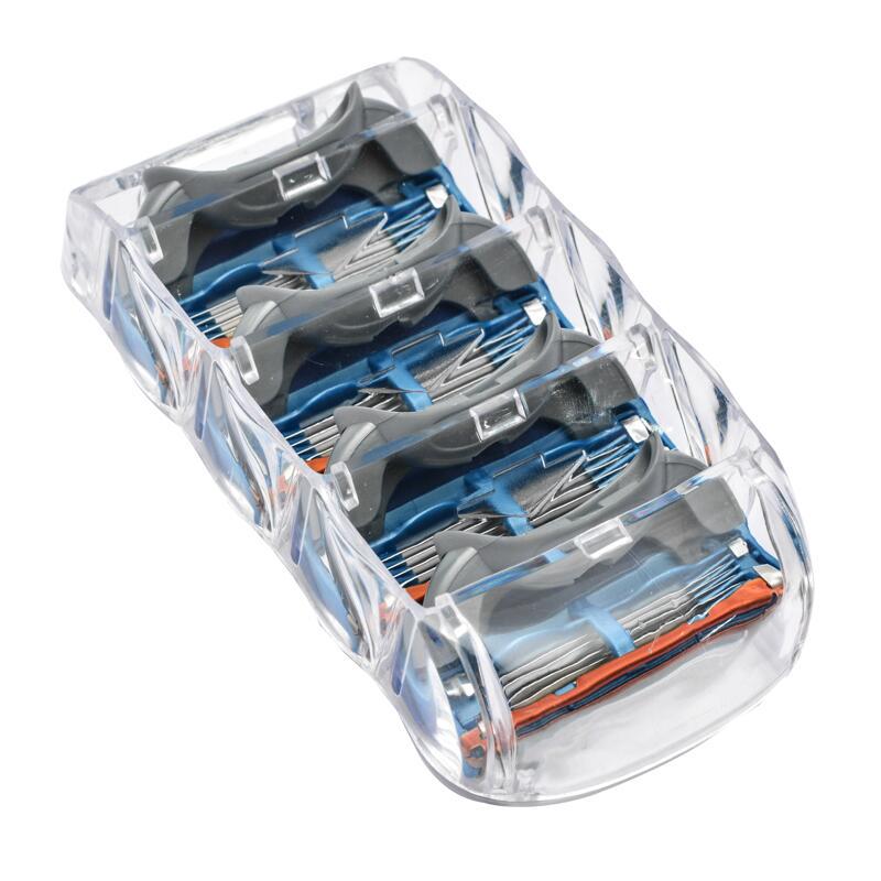 Speed 5 Blades Wind Hidden Razor Blade Blades Men Five-Tier Manual Shaver 4 Cutter Head 1 Holder