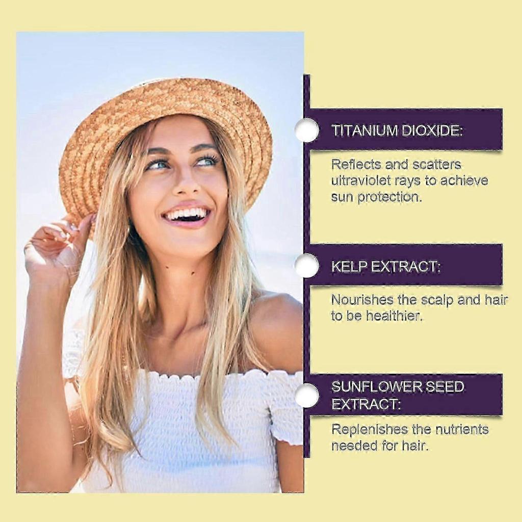 Premium SPF 30 Hair Sunscreen Spray | Non-Greasy UV Protection for Hair and Scalp | Travel-Size Scalp Sun Protection | Beach SunBlock | Scalp Sunscree