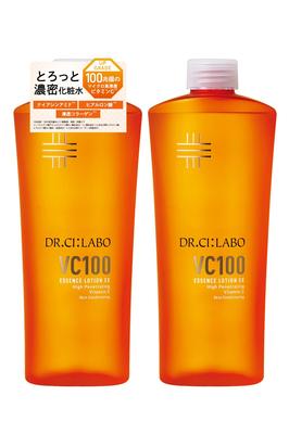 Доктор. Набор сменных блоков для лосьона-эссенции CiLabo VC100 Essence Lotion EX V (285 мл / 2 флакона, примерно на 2-3 месяца.) Витамин С (полупрозрачность/поры/текстура) Тип крышки