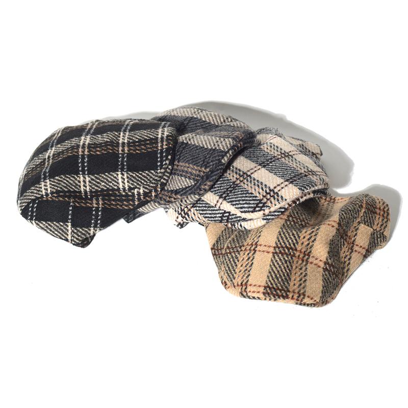 Мужская клетчатая шляпа газетчика, осень-зима, мужской берет для мужчин и женщин, шляпа в стиле ретро в стиле «Гэтсби», плоская кепка для водителя