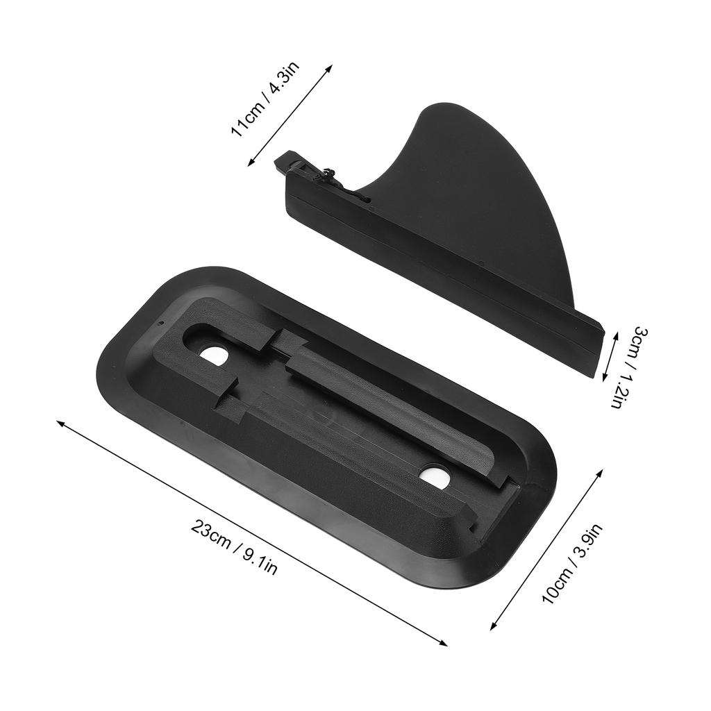 ZK40 Inflatable Paddle Board Fin Replacement Quick Release Slide in Center Fin for Surfboard