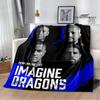 Одеяла с принтом рок-группы Imagine Dragons, фланелевое теплое одеяло, мягкое уютное одеяло, дорожные одеяла, подкладка для кровати, подарок на день рождения