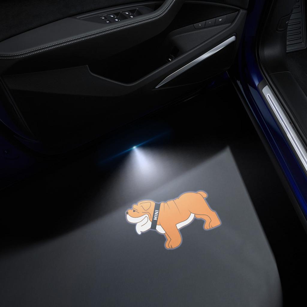 1/2PCS Union Jack JCW Bulldog Car Door Welcome Lights Laser Projector Logo Wireless Sensing For MINI Cooper F54 F55 F57 F56 R56 zbfhp66