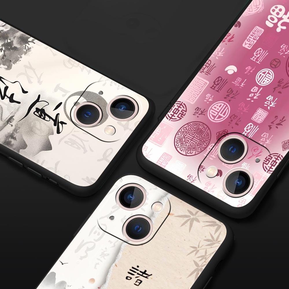 Китайские слова Крылатая фраза Бесплатный тренд Чехол для телефона Cover для iPhone 17 16 15 14 13 12 11 Pro Max 17 Air Plus Мягкий ТПУ Корпус Capas