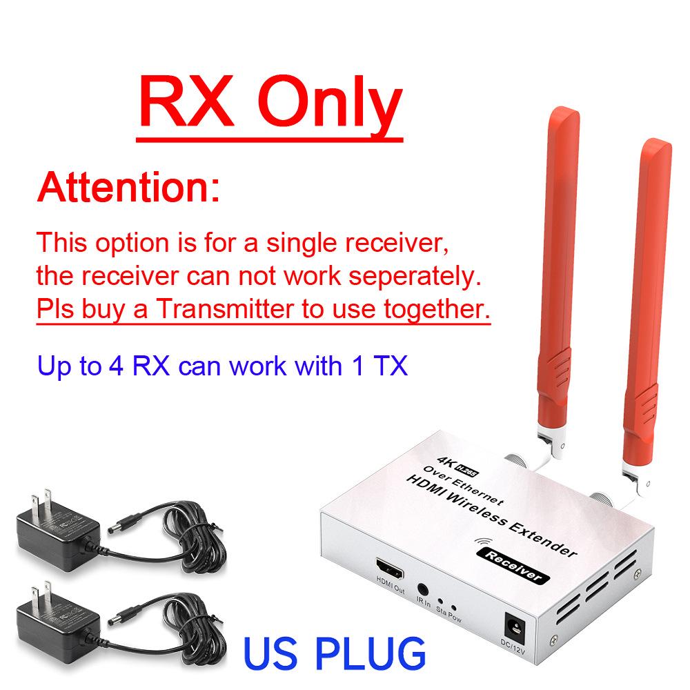 4K Wireless HDMI Extender and Receiver 150M for Screen Projection