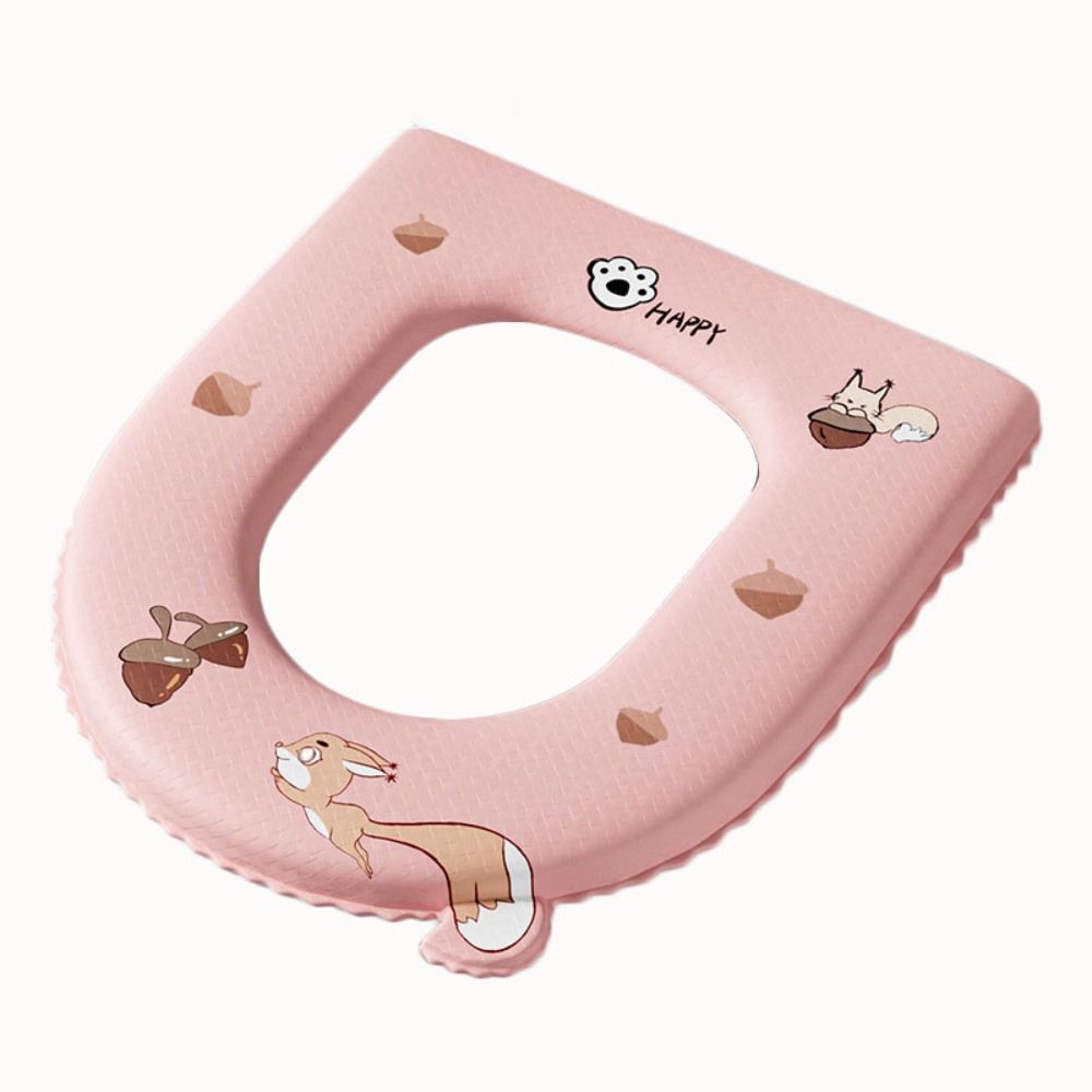 С ручкой милый чехол для унитаза мультяшный коврик для унитаза универсальный коврик для унитаза