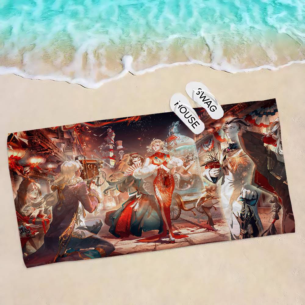 Horror Game I-Identity V Microfiber Blanket Quick Drying Beach Towels Oversized Printing Super Absorbent Pool Towel Blanket