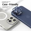 Защитная пленка для объектива iPhone 15 Pro Max Titanium — защита от падения, металлическая наклейка на камеру