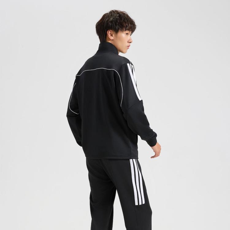 adidas Повседневная вязаная куртка с воротником-стойкой, унисекс, TR40TK-BW