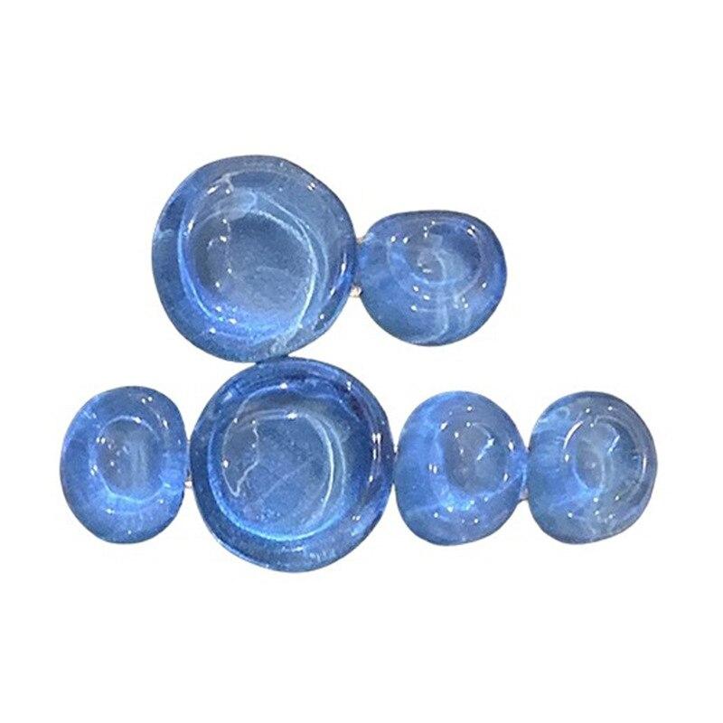 2 шт./лот, прозрачные заколки из кожи аллигатора, заколки для волос с пузырьками, красивые головные уборы, корейские аксессуары для волос для мамы и дочки, белые