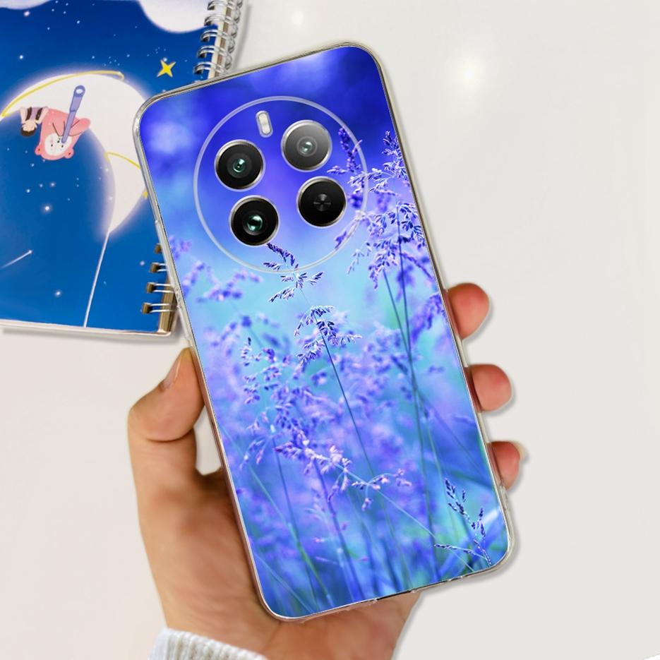 Чехол для Realme 12 Pro Plus RMX3840 Роскошный Расписной Чехол Мягкий Силиконовый Чехол для Телефона Для Realme 12 Pro Realme12 Pro+ Fundas Бампер