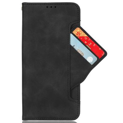 Кожаный чехол-кошелек для телефона Xiaomi Poco C75 4G/Redmi 14R 5G/14C 4G/A4 5G с несколькими отделениями для карт