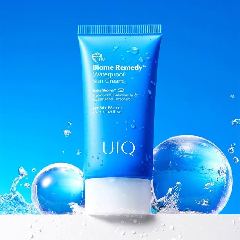 UIQ Biome Remedy Водостойкий солнцезащитный крем SPF 50+ PA++++ 50 мл