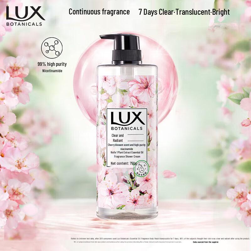 LUX Botanical Essential Oil Fragrance Shower Gel