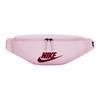Nike Спортивная сумка-кроссбоди на грудь с логотипом Heritage, застежка-молния, полиэстер, унисекс, цвет Ягодный-Розовый BA5750-663