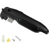 TQPONLY Exterior Door Handle & Reinforcement Plate Kit,For 2000-2007 Ford Focus Front Left Driver Side,Replaces 81970 6S4Z-5426685-C 6S4Z-5426685-A