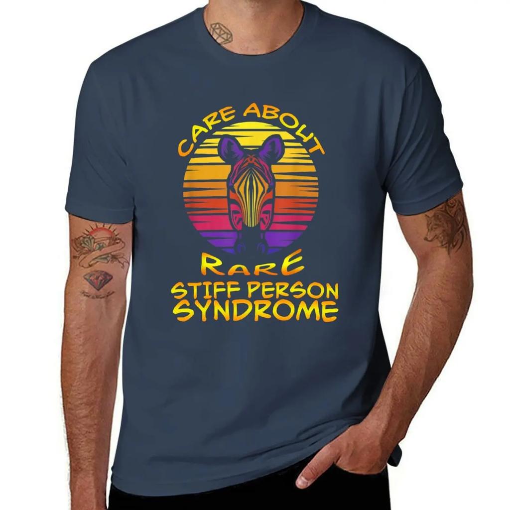 Care About Rare Stiff Person Syndrome Awareness Stiff Person T-Shirt vintage anime shirt mens workout shirts