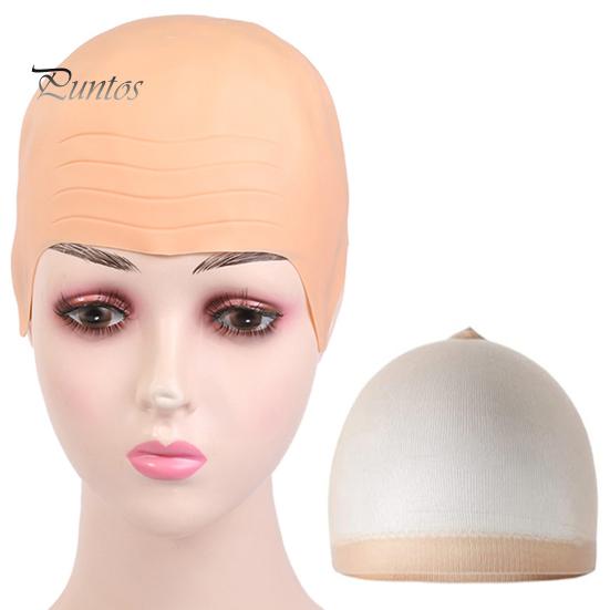 Парик Головные уборы Мягкий макияж Латексная лысина Парик Регулируемый размер Многоразовые сетчатые чехлы Фильм Телевизионное представление Одевание Реквизит Аксессуары для мужских костюмов
