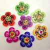 Cute Mixed Color 20 mm 2-Holes Wooden Buttons Sewing Scrapbooking Crafts Decoration Flower Dots