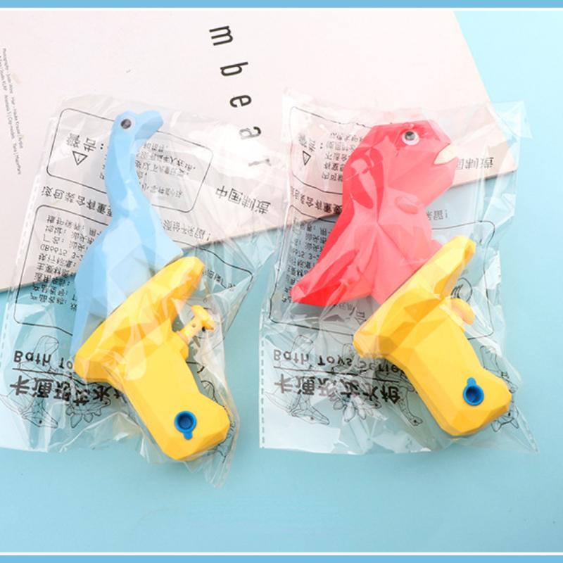 1Pc Cartoon Children's Water Gun Toys Dinosaur Plastic Water Gun Fighting Water Fight Summer Water Fighting Toys Small Water Gun