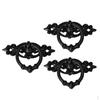 3PCS Retro Furniture Handles Ring Drop Pulls for Drawer Closet Dresser Cupboard Bin