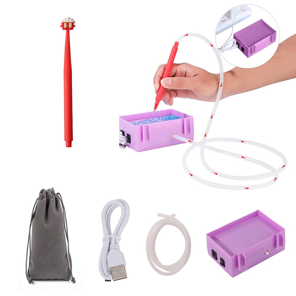 Suction Diamond Vacuum Device USB Powered Diamond Painting Suction Device Portable Vacuum Diamond Painting Pen Kit for DIY