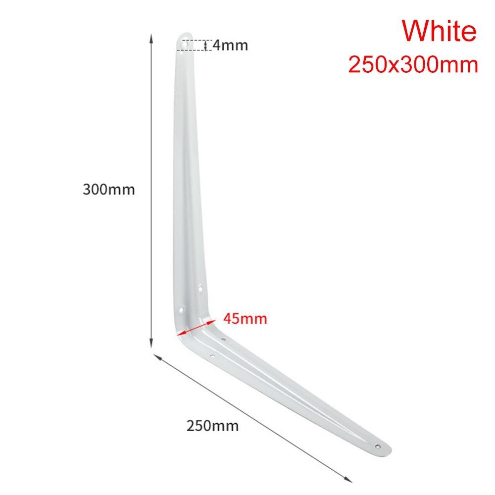1 шт. Новый 4-14 дюймовый треугольный кронштейн-поддержка настенный подвесной L-образный монтажный кронштейн черный белый фиксированная полка угловая скоба