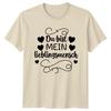 Du Bist Mein LieblingsUnisexsch TShirt GerUnisex Relationship Gift For Him And Her