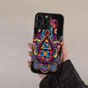 Чехол для телефона Mandala Chakra Yoga для IPhone 17 Air 16 15 14 11 12 13 Pro Max Plus X XR XS Цветной Серебристый Жесткий Чехол