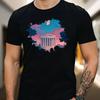 T-Shirt Herren Artemis Tempel Motiv Baumwolle Größe XS Bis 5XL