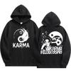 KPOP 4th Album "KARMA" Same Style Unisex Oversized Hoodie FELIX HAN BANGCHAN CHANGBIN HYUNJIN LEE KNOW K-POP Merchandise Apparel