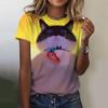 Daily Women's T-Shirt Summer O-Neck T Shirt For Women Fashion Short Sleeve Casual T-Shirt 3d Print Women's Clothing