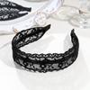 Non-Slip Lace Headband Solid Color Head Hoop Elegant Hairband  Hair Accessories