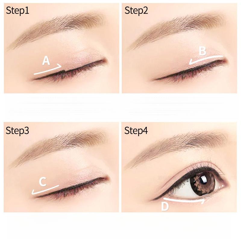 Waterproof and Non-smudging Eyeliner Natural Three-dimensional Lying Silkworm Contouring Liquid Eyeliner Lasting Setting Student Cosmetics Makeup