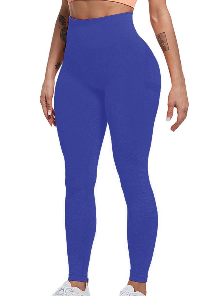 European and American Popular Seamless High Waist Hip-Lifting Yoga Pants with Abdomen Control