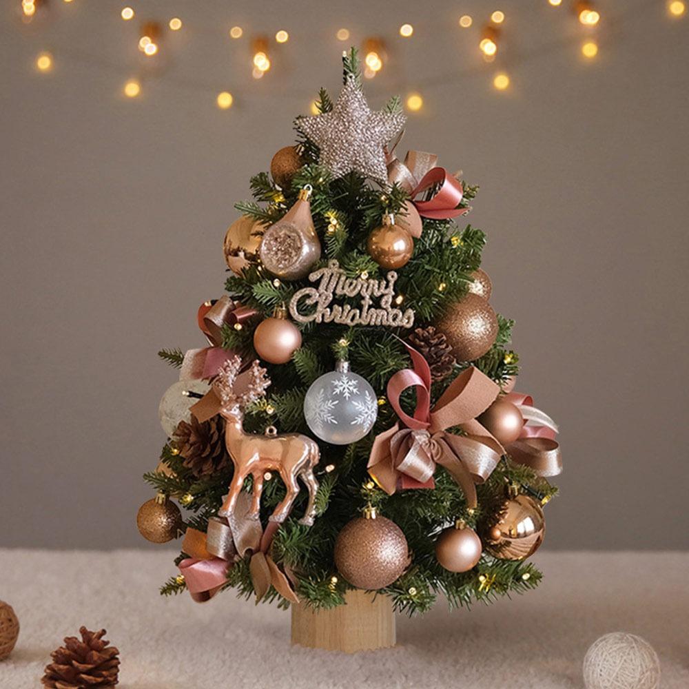 45см Набор для сборки рождественской елки своими руками Искусственная сосна Настольная рождественская елка Настольное украшение