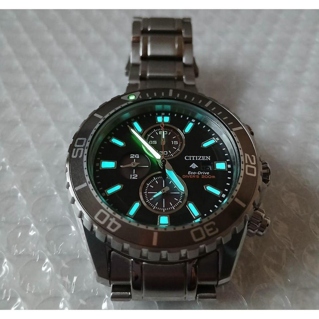 Б/у CITIZEN Promaster Eco-Drive Хорошее состояние Хорошее состояние наручные часы водозащита 200м