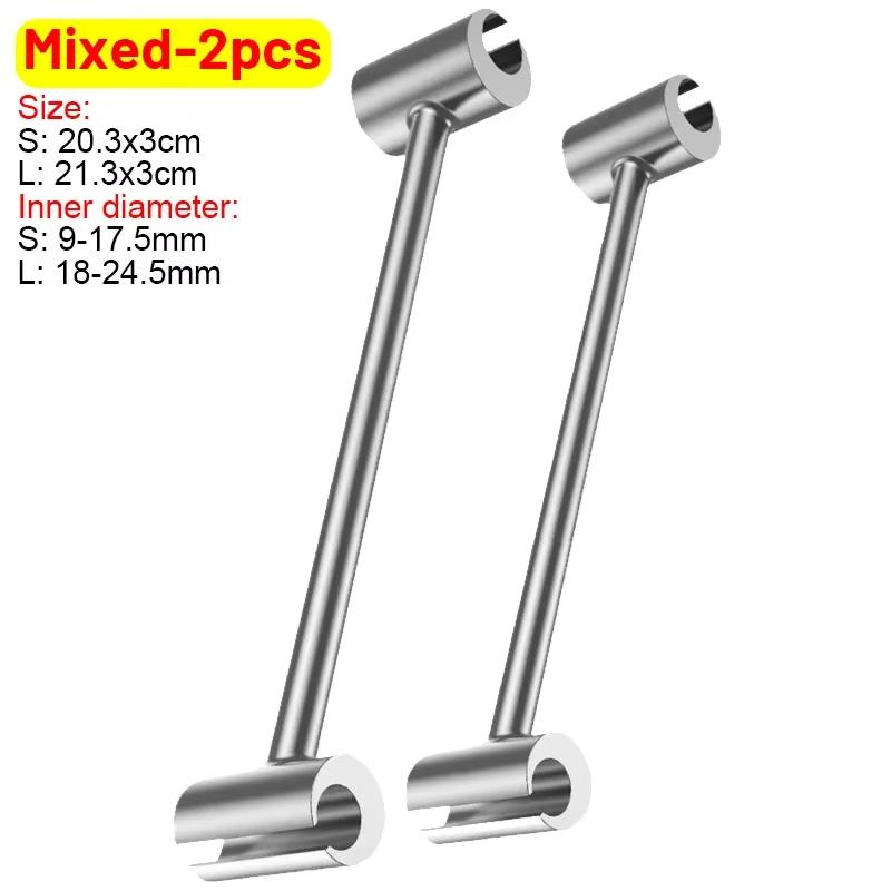 Double Head Hinge Gap Adjusting Tool Labor Saving Repair Wrench for Door Cabinet Furniture Home Use with Round Bolt Hand Tools