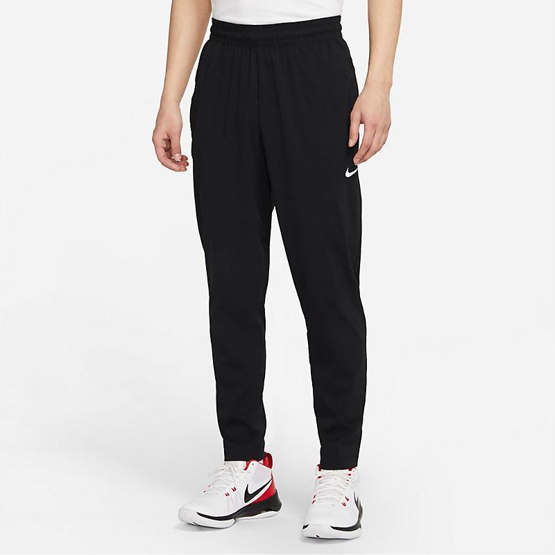 Nike Беговые тренировочные быстросохнущие трикотажные брюки мужские черные CV1991-010