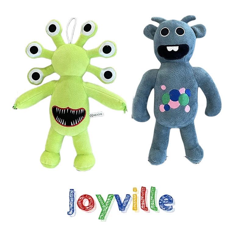 Fun And Colorful Joyville Monster Plush Toy 28cm Blue Two-eyed Monster 119g Soft Short Plush Pp Cotton Filling