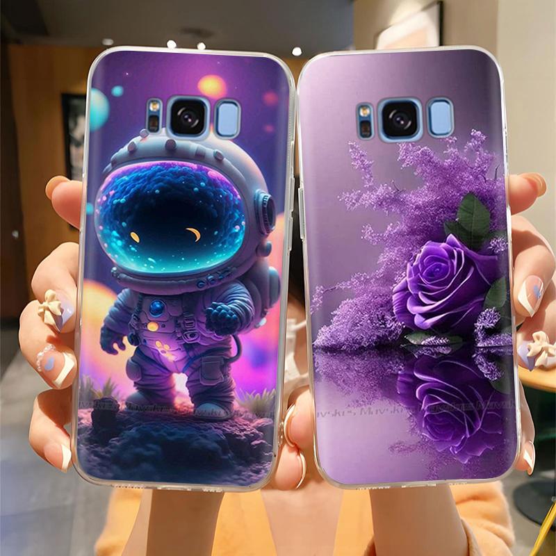Чехол для Samsung Galaxy S8 Plus S 8 Чехол для телефона Милые Мультяшные Чехлы Расписной Мягкий ТПУ Чехол для Samsung S8 S8+ Защитный Fundas