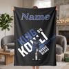 Virat Kohli Custom Flannel Blankets Soft Warm Cozy Throws for Home Decor Holiday Gifts
