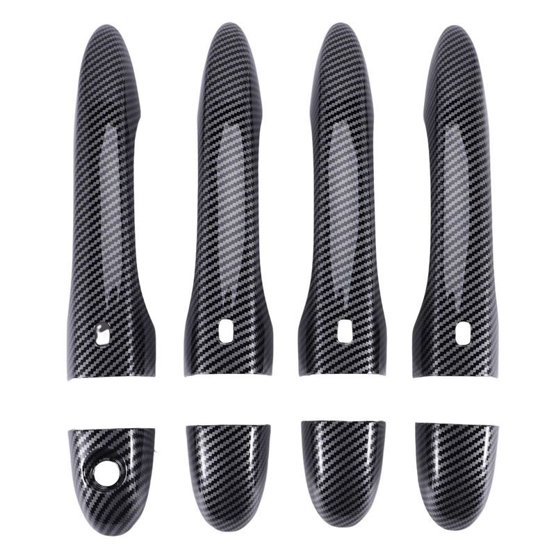 Carbon Fiber Outer Door Handle Cover Trim Decoration For Levante 2016 2017 2018 Ghibli 2014-2018 Quattroporte 2013-2017