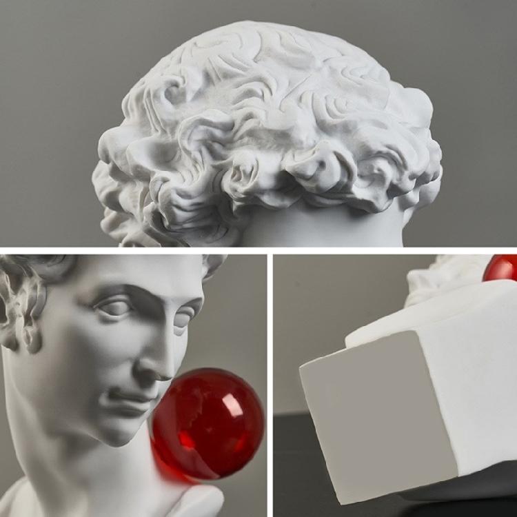 Уникальная смоляная греческая фигурка, выдувающая пузыри, Классический греческий бюст-скульптура для добавления веселья на стол и в жилое пространство