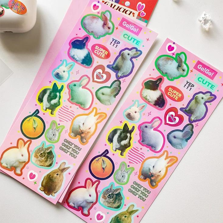 1 шт., американские винтажные наклейки с изображением животных, цветные наклейки на края для девочек и мальчиков, чехол для мобильного телефона, багажа, гитары, платформы для ПК и ноутбука, украшения своими руками