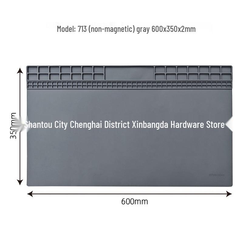 High-Temperature Resistant Silicone Repair Mat: Anti-slip, Anti-corrosion, Anti-static for Mobile Phone Repairs