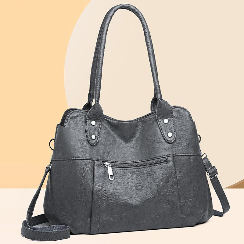 Сумка-тоут винтажная большая вместимость ручная сумка-трансформер